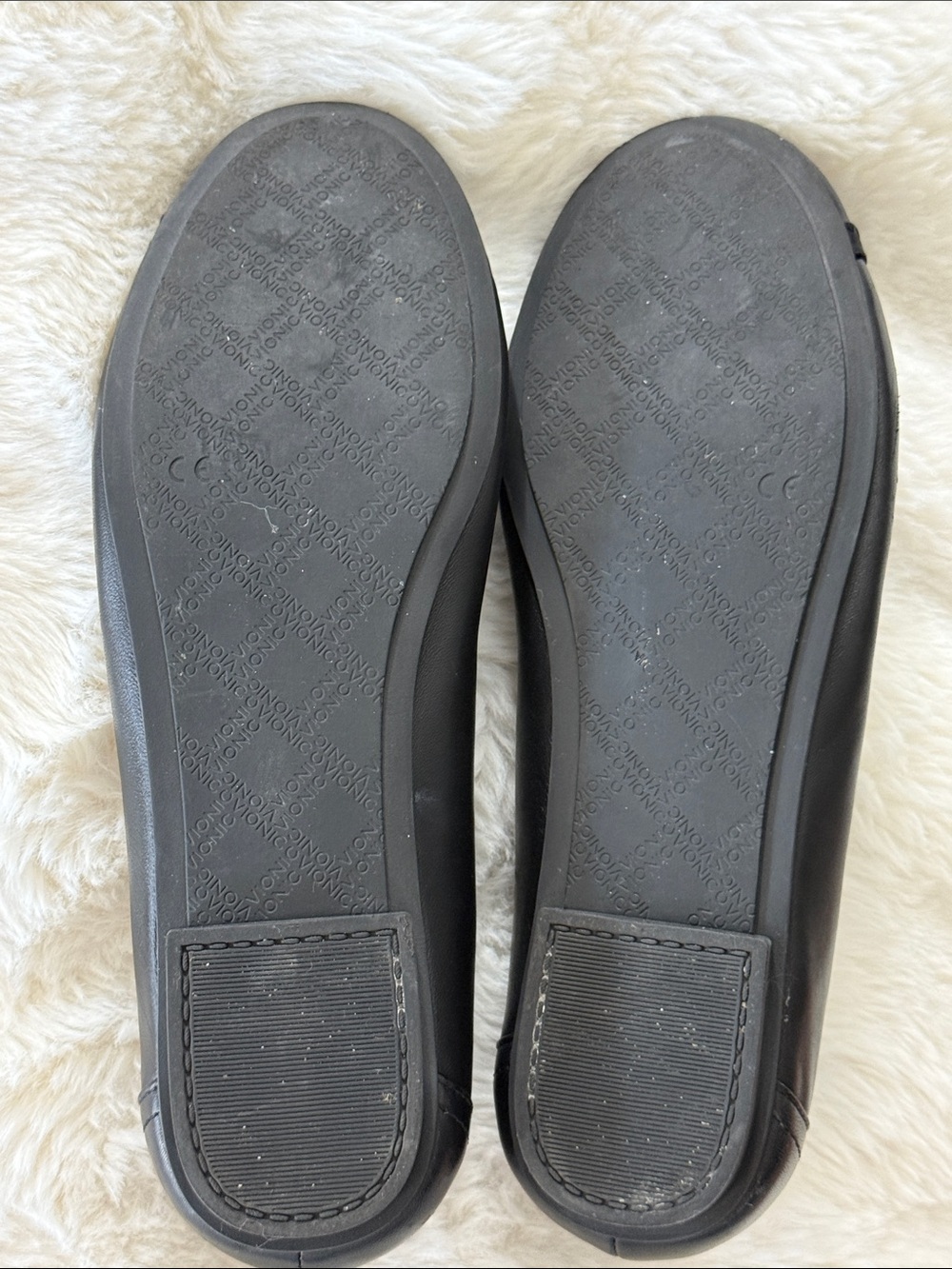 Vionic Caroll Orthotic Leather Ballet Flats - Picture 9 of 9